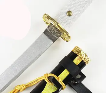 55cm Cosplay Touken Ranbu Online Iseloomu Hyuuga Jong relva Puidust Jaapani Samurai Mõõk Lühike Tera mudel Kostüüm pool