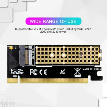 PCIE X16 laienduskaardi 2230, Et 2280 SSD M. 2 Kaardi NVME SSD NGFF Toetada NVMe Klahvi M. 2 Tahkis-Draivid M-Klahvi M. 2 NVME