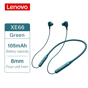 Originaal Lenovo XE66 Kõrvaklapid Juhtmeta Bluetooth-5.0 Kõrvaklappide Veekindel Spordi-Peakomplekt Koos Mikrofoniga Müra Tühistamises