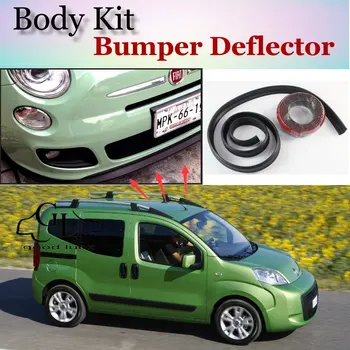 Lip Bumper Kilpi Huuled Fiat Fiorino / Qubo 2007~Esi Spoiler Seelik Jaoks TopGear Vaadata Auto Tuning / Body Kit / Riba