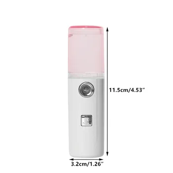 Kaasaskantav 30ml USB Õhu Niisutaja Mini Laetav Kaasaskantavad Vee Ultraheli Nano Oluline, Piim, Õli Hajuti Nägu Aurutatud Spray