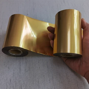 10CM 120meter/Rolls Kuld, Hõbe Fooliumtrükk Paber Käsitöö Paber 12colors branding iron hot Heat press machine diy käsitöö-foolium