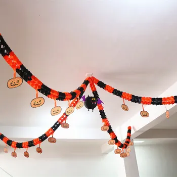Halloween paber teenetemärgi Asjade ghost festival teenetemärgi baar tantsu kleit up kooli klassiruumis asjade kõrvitsa-Bännereid
