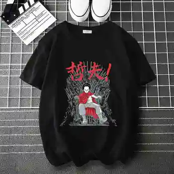 Jaapani AKIRA Trükitud Streetwear T-Särgid 2021 Suvel Mens Hip-Hop Vabaaja Lühikesed Varrukad Tops Tees Mees Tshirts