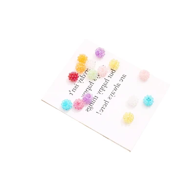 10mm magic color bayberry string helmed candy helmed DIY ehted kõrvarõngad, käevõru juuksed tarvikud materjali 20pcs
