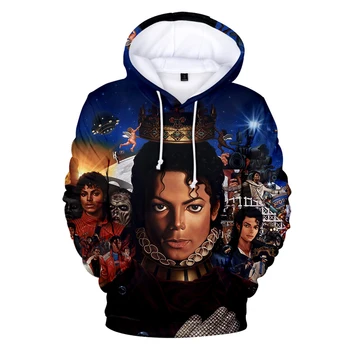 Laulja Michael Jackson Topp 3D Print Dressipluus Meeste ja Naiste Vabaaja Topp Pullover Mees Liiga Hoody