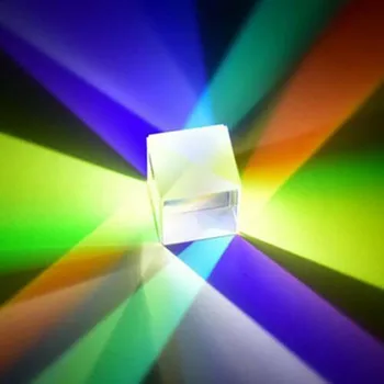 CMY Op-tic Pr-ism Kuubikud - Optilisest Klaasist Prisma, RGB Dispersiooni Kuus Lehepoolele Läbipaistev Moodul Optiline Klaas Klass Mänguasi Õpetamise Vahend