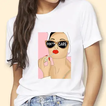 Naiste Naljakas, Armas Kiri 90s Armas Trend Esteetiline Lady Peace Kawaii Graafiline Tshirt T-Särk, Naiste Topid, Tees Prindi Riided