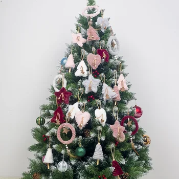 5tk Palus Rippuvad Ornament Creative Christmas Tree Ukse dekoratsiooni Tarvikud