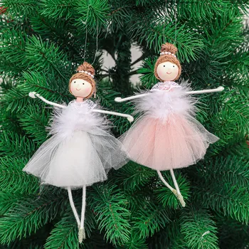 Jõulupuu Kaunistama Peen Net Lõng Palus Ballerina Nukk Jõulud Ripats Uus Aasta 2021 Jõulud soliidne
