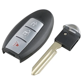 Aastateks 2008-2013 Nissan Rogue Võtmeta Sisenemise Serveri Võti Fob CWTWBU729 3Buttons Smart Remote Key 315Mhz ID46 Kiip