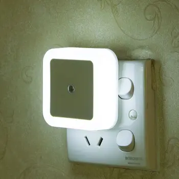 LED Night Light EL USA Pistik Mini Square Traadita Light Sensor Öö Lamp-Baby Tuba Magamistuba, elutuba Trepid Koridori Lamp