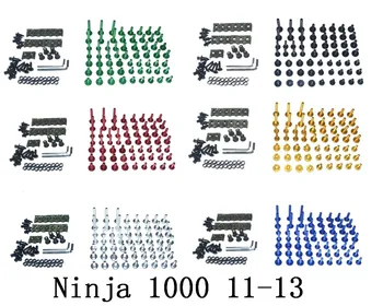 Mootorratta Täielik Voolundi Poldid Kit Kere Kruvid Sobivad KAWASAKI Ninja 1000 2011-2013