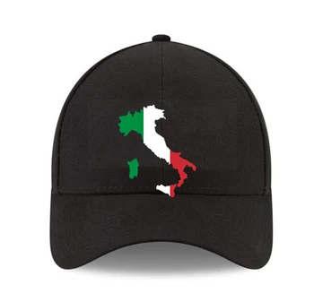 2021 uus baseball cap, trendikas hip-hop uniqueItaly Lipu Kaart T üpp Meeste Puhtast Puuvillast Mood cap Lühikesed Varrukad itaalia Patriootliku