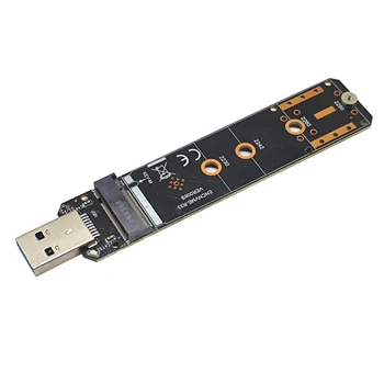 Arvuti M 2 SSD Kodu SATA Converter 10Gbps Kiirus Universaalne USB3.1 NVME Gen USB Adapter Professional Office Dual Protokoll