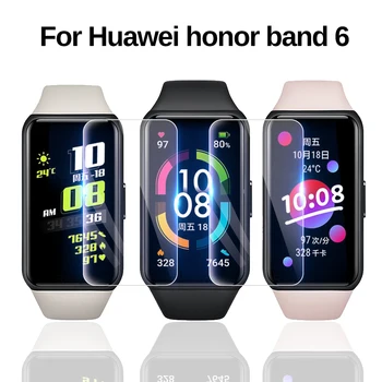 3/6/12tk 3D Täielikult Kaitsvat Nano Film Jaoks Huawei Honor Band 6 4 5 Watch ES Band4 Band5 Band6 Ekraani Kaitsekile, Ei Klaas