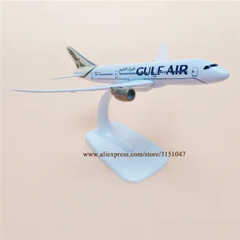 GULF Air Boeing B787 787 Airlines Airways Lennuk Mudel, Sulam, Metall, Mudel Lennuk, Diecast Õhusõiduki 16cm Kingitus