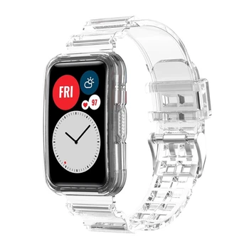 Silikoonist Rihm on bänd Globaalne Versioon Smart Watch Band Asendamine Tarvikud Käevõru HUAWEl Vaata Sobib Läikiv 11UB