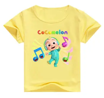 Suvel Laste Koomiks Anime Tshirts Lapsed Cocomelon 3D Print T-Särgid Poisid Tüdrukud Väikelapse T-särgid, Tee Tops Harajuku Streetwear