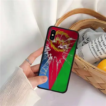 Eritrea Lipu Kujutisega Telefon Case for iPhone 11 12 pro XS MAX 8 7 6 6S Pluss X 5S SE 2020 XR