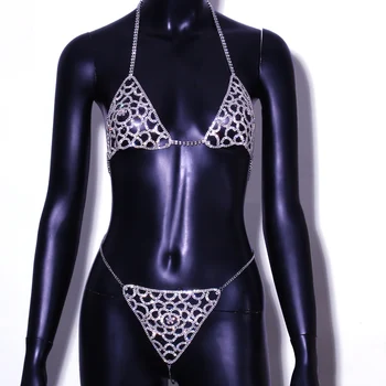 Seksikas Kristallid Diamond Bikiinid Set Designer Luksus 2021 Uus Kaas Üles Rhinestone Supelrõivad Star Ujumistrikoo Crystal Trikoo Naistele