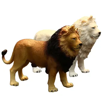 Simulatsioon Loomade Mudel Lõvid Tegevus Arvandmed Laste Home Decor Teenetemärgi Tarvikud Figuriin Kingitus Lastele Colletion Mänguasi