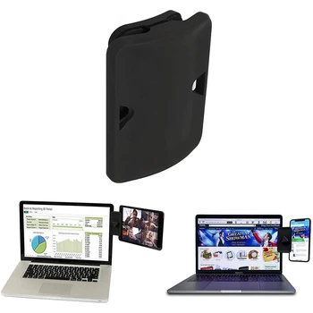 Pool Mount Klamber Dual Monitor, Dual Display iPad Ekraan Mount ja Tablett Seista Mount Sülearvuti (Pack 2)