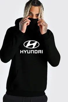 2021NEW Mood Meeste Topp Hyundai Auto Logo Trükkimine puuvill Pocket topp Harajuku Kevad Sügis kvaliteetsed Meeste riided