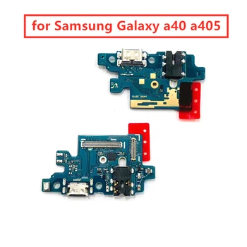 Samsung Galaxy A40 A405 USB-Pordi Laadija Dock Connector PCB Pardal Lindi Flex Kaabel Laadimine Sadamas Osa Asendamine
