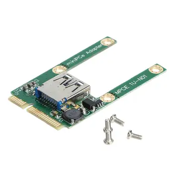 Mini PCI-E USB3.0 PCI Laiendamine Express Card PCI-E USB 3.0 laienduskaardi Converter Ärkaja Kaardi Adapter Koos Kruvi Liitmikud