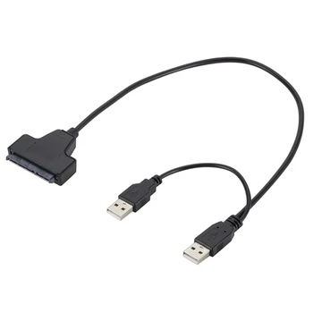 Kõva Juht Adapter Toetab 2.5 Tolli Välise USB 2.0 SATA 7 15 Pin Adapter Kaabel 2,5 tolline Sülearvuti HDD SSD
