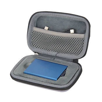 1tk Hall Portable SSD Xternal Solid State Drives Raske EVA Põrutuskindel ümbris Samsung T5