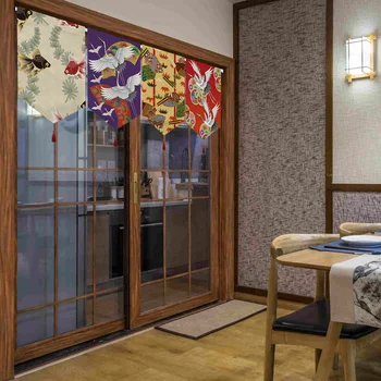 Jaapani Ukse Kardin Akna Partitsiooni Lühike Kolmnurk Kardin Köök, Magamistuba Restoran Sushi Shop Rippuvad Kardinad