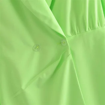 ZXQJ Vabaaja Naiste Värviga Pikk (sh risttoimse) Sidusega Jope 2021 Suve Mood Daamid Topelt Karavan Streetwear Mantlid Tüdrukud Stiilne Outwear