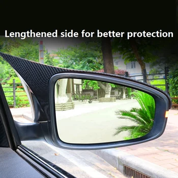 MG 6 MG6 2017-2019 süsinikkiu Auto Sarv Rearview Mirror Cover Pool Peegli Kate Sisekujundus Dekoratiivse Raami Tarvikud