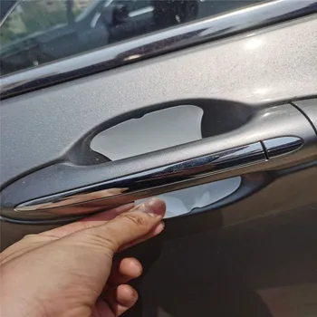 5tk Auto ukse käepide kleebised protector film Mercedes Benz MB C, E, ML, S, SL, SLK AMG CLK