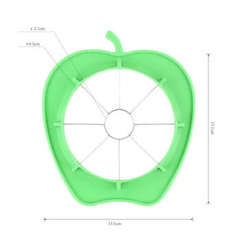 1tk Apple nuga corers puu-slicer apple kuju ABS+ roostevabast terasest köögi-cooking Puu-Taimsed Vahendid purustajad slicers