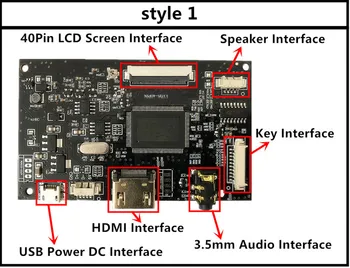 LCD-TTL Töötleja Juhatuse HDMI-VGA-2AV 8 tolline HE080IA-01D EJ080IA-01E Toetada Automaatselt Vaarika Pi Juht Pardal