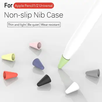 8Pcs/Set Nippi Cover for IPad Apple Pliiats Gen 2 1 Silikooni riikliku rakendusasutuse puhul Apple Pliiats 2. 1. Stylus Pen Varruka Protective Case