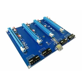 PCIe 1X 4 PCIe 16X Adapter PCI Express Ärkaja Kaardi Ekstender BTC ETH HOOLDUSE Cryptocurrency Kaevandamine