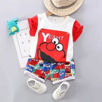 Uus Summer Baby Boy Peace Trükkimine Riiete Komplektid Kids Tüdrukute Lühike SleeveT Särk+Lühikesed Püksid Väikelapse Vabaaja Riided Varustus