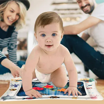 Beebi Vee Esita Matt Täispuhutavad Mänguasjad Imiku Kõht Ajal Playmat Väikelapse Baby Lõbus Tegevus Suvel Mängida Center Vaipa