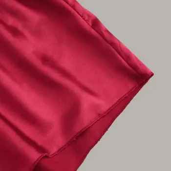 2TK Naiste Aluspesu Seksikas Silk Satin Pesu Pidžaama Saagi Tops Rinnahoidja+Püksid Komplekti Seksikas Naiste V-Kaeluse Varrukateta Nightwear