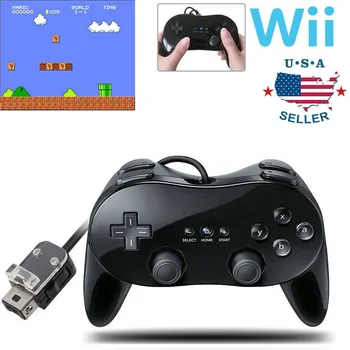 1TK Wii Kontroller Uus Pro Classic Game Controller Pad Konsooli Joypad Kaasaskantav Töötleja Tarvikud Nintendo Wii Remote