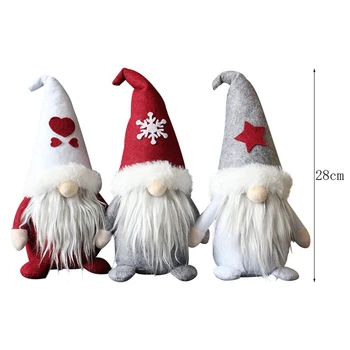 Jõulu Ornament, Jõuluvana Palus Nukk, Mänguasi Puhkus Kingitus Gnome Nukk Põhjamaade Elf Figuriin Jõulud Töölaua Kaunistus