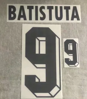 1998 Gallardo #9 Batistuta Trükkimine Ortega Nameset Kohandada Mis Tahes Nimi, Number Jalgpall Plaaster Badge)