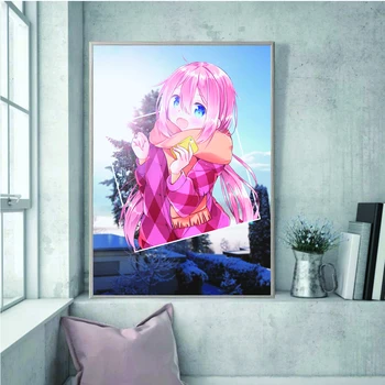 Riigi Maja Pildid elutuba Teen HD Anime Plakat Kodu Dekoratiivsed Värvimistööd Tuba Teenetemärgi Rippus Seina Värvimine