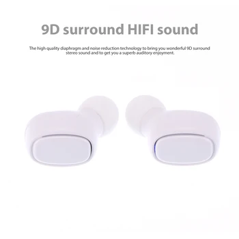 Bluetooth-Peakomplekti 9D ümbritsevad HIFI heli, Juhtmevaba Kõrvaklappide Auto sidumine Veekindel Touch Control Sport Peakomplekti, Mängude, Muusika