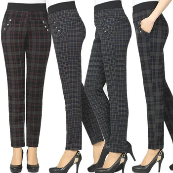 2021 Talvel Grid Püksid Naiste Soojad Velvet Püksid Higi Slim Kõrge Vöökoht Venitada Pliiats Püksid Püksid Pantalon Femme