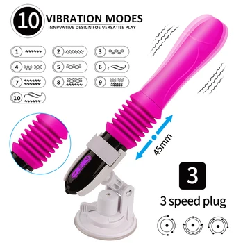 Käsi-Tasuta Vajutame Vibraator Dildo Automaatne G-Spot Vibraator Koos Iminapp Sugu Mänguasi Naistele Seksi Lõbus Anal Vibraator Orgasm